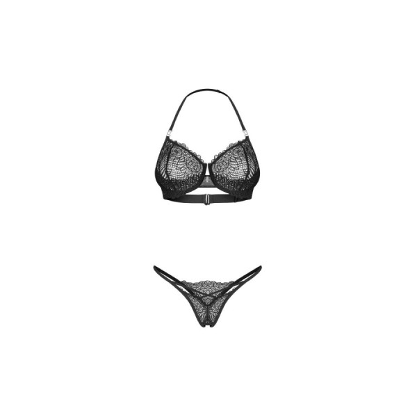 Iliosa ensemble 2 pièces ouvert - Noir
